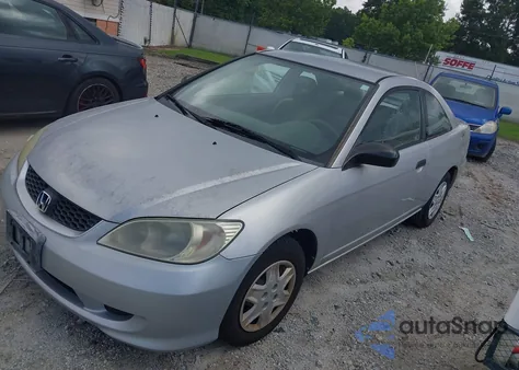 2005 Honda Civic Vp from USA, damaged, VIN 1HGEM22135L080266